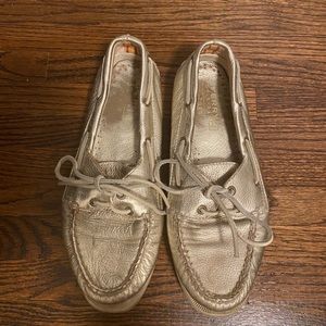 Sperry topsider gold